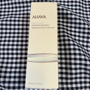Ahava NIB Time to Clear Purifying Mud Mask Skincare Repair 3.4 OZ